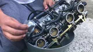 How to Clean Motorcycle Carbs