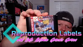 Reproduction Labels and Late Release Genesis Games