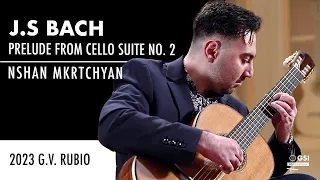 Bach's "Prelude from Cello Suite No. 2, BWV 1008" played by Nshan Mkrtchyan on a 2023 G. V. Rubio