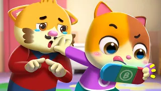Baby, Don't Get Too into the Game! | Good Habits | Kids Cartoon | Mimi and Daddy