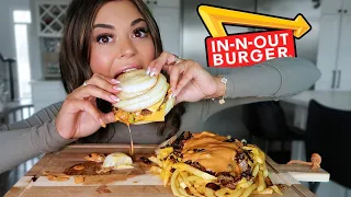 In-N-Out Flying Dutchman Mukbang: Recreating the VIRAL Animal Style Burger!