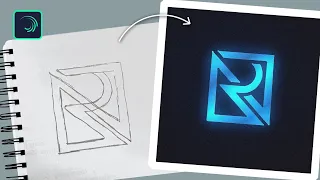 Professional Logo Designing in Alight motion | Creating a Logo from Rough Drawing | Vector Drawing