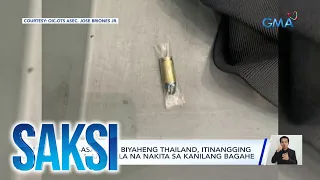 Mag-asawang biyaheng Thailand, itinangging kanila ang bala na nakita sa kanilang bagahe | Saksi