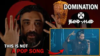 Arab Man Reacts to BAND-MAID / DOMINATION (Official Live Video)