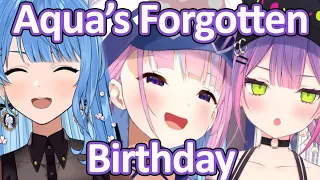 Startend Forgot About Aqua's Birthday 【Hololive】