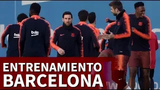 Málaga-Barcelona | Entrenamiento completo del Barça | Diario AS