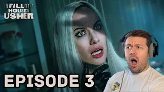 The Fall of the House of Usher Episode 3 REACTION!! | MURDER IN THE RUE MORGUE!