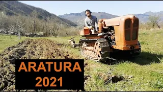 ARATURA del terreno con trattore FIAT 311 C - by profvaldi