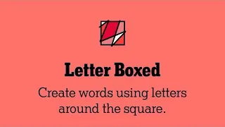 JUST 3-WORDS SOLUTION for TODAY’S LETTER BOXED Puzzle! - NYTimes Letter Boxed Solution May 8th, 2024