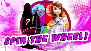 Sofia the First Plays the Spin the Wheel Mystery Game to Find a Person that Made a Mess!