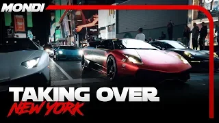 Police chase us out of Times Square *burnout in a Lamborghini