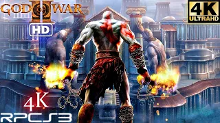 GOD OF WAR 2 HD COLLECTION PS3 EMULATOR RPCS3 4K 60FPS PC GAMEPLAY ULTRA SETTINGS 2160ᵁᴴᴰ/60ᶠᵖˢ✵