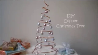 DIY Copper Coil Christmas Tree