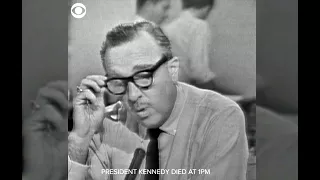 Archive: Walter Cronkite Reports On Death Of JFK