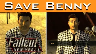 Fallout New Vegas - What Happens If You SAVE BENNY???