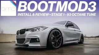 BOOTMOD3 STAGE 1 ON MY F30 BMW * INSTALL, REVIEW AND PULLS