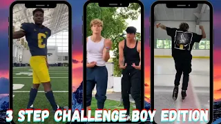 3 STEP  Beethoven Challenge👣👣 [ Mostly boys 🤩😜] dance tiktok challenge #trend compilation