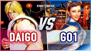 SF6 🔥 Daigo (Ken) vs GO1 (Chun-Li) 🔥 Street Fighter 6