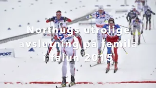 Petter Northug tar vm gull på femmila under VM i falun (2015) etter en helt sinnsyk avslutning!