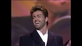 George Michael at the American Music Awards 30-1-1989