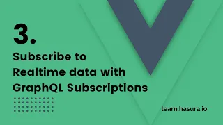 3. Subscribe to Realtime data with GraphQL Subscriptions