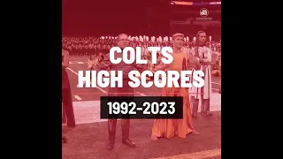 Low ➡️ High: The last 3 decades of Colts scores