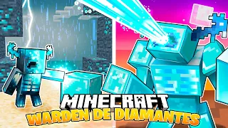 SOBREVIVÍ 100 DÍAS como un GUARDIAN DE DIAMANTE en MINECRAFT HARDCORE!