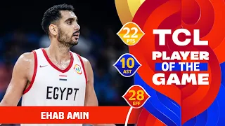 Ehab Amin (22 PTS) | TCL Player Of The Game | EGY vs MEX | FIBA Basketball World Cup 2023