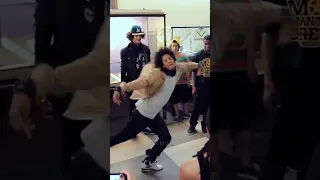 Laurent was a literal beast 🔥.. throwback to Les Twins in a cypher at WOD #lestwins #freestyle #wod
