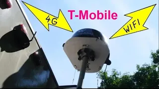 Connecting the WineGard Connect 2.0 4G Antenna to the T-Mobile network.