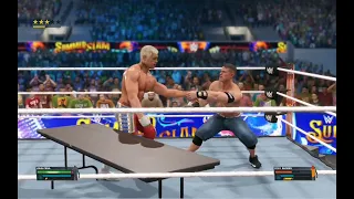 WWE Backlash John Cena attacks Cody Rhodes and Wins Undisputed Championship
