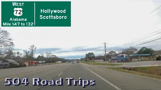 Road Trip #900 - US-72 W - Alabama Mile 147-132 - Hollywood/Scottsboro