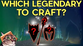 Which healer legendary items I'm crafting and WHY