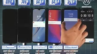 OnePlus 6T McLaren vs Mate 20 pro.....and more...... charging speed test......