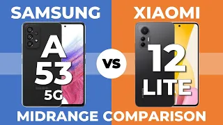 Samsung A53 5G vs Xiaomi 12 Lite | Smartphone Specs Comparison | Samsung Galaxy vs Xiaomi 2022