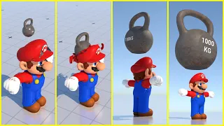 Super Mario Vs 1000 kg 🙃
