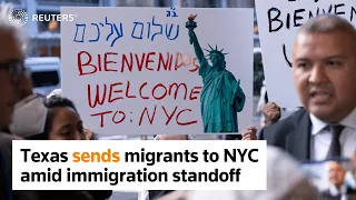 Texas sends migrants to NYC amid immigration standoff