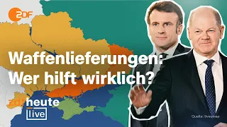 Russische Offensive und EU-Waffenlieferungen | Militärexperte bei ZDFheute live