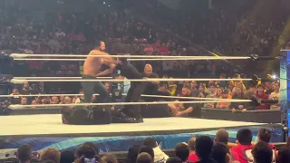 Karrion Kross entrance live & brawl with Drew McIntyre - SmackDown 10/7/2022