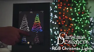 Twinkly Pro RGB Christmas Lights in Action - Christmas Designers