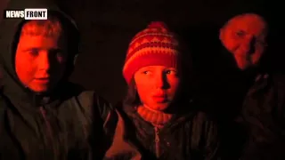 Новороссию сбереги! Русский русскому   помоги! – поют дети Донбасса в подвалах