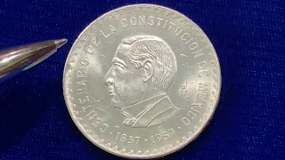 ¡CARÍSIMA! “DIEZ PESOS JUÁREZ PLATA" Conmemorativa del 1er. Centenario de la Constitución de México.