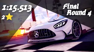 2⭐ - 1:15.513 | AMG GT Black Series Grand Prix - Final Round 4 [ Frozen Route ] - Asphalt 9