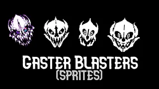 Gaster Blaster Sprites.