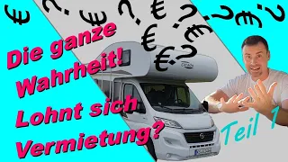 The truth about renting a motorhome, camper or caravan! Is it worth renting out?