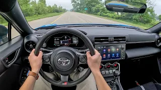 2023 Toyota GR86 Premium 6MT w/GR Performance Exhaust - POV Test Drive (Binaural Audio)