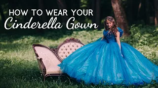 How to Wear Cinderella Dress - Wearing Cinderella Costume - Live-Action 2015