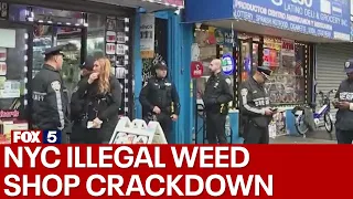 NYC steps up crackdown on illegal weed shops