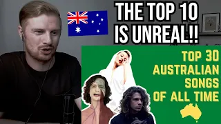 Reaction To Top 30 Australian Songs Ever