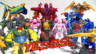 Transformers Airazor, Airraptor, Rhinox and Cheetor Beast Wars Transmetals